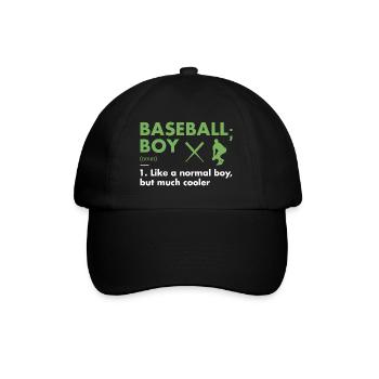 Sport Boy Definition Baseball - Baseball Cap - black/black - Front