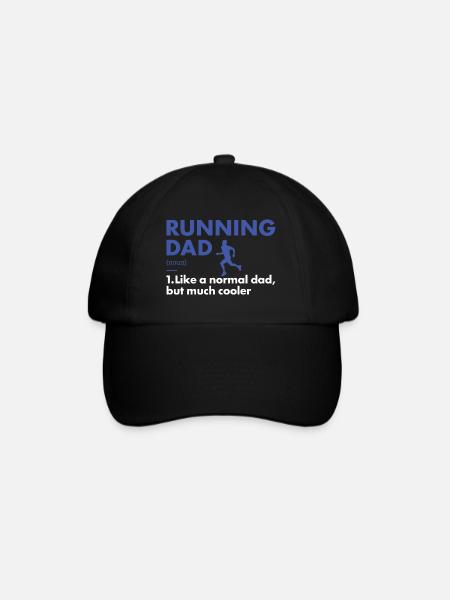 Sports Dad Running - Baseball Cap - black/black
