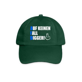 Definitely not digga - Baseball Cap - bottle green - Front