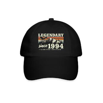 Légendaire Depuis 1994 Vintage Vintage Anniversaire - Casquette classique - noir/noir - Devant
