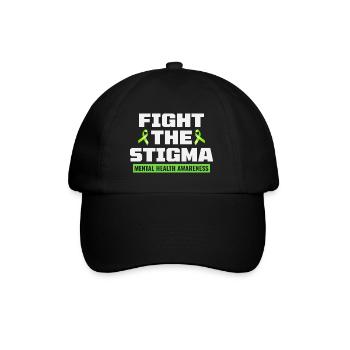 Mental Health Awareness - Baseball Cap - black/black - Front