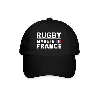 Rugby Made In France France Rugby - Baseball Cap - black/black - Front