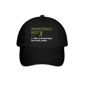Sport Boy Définition Paintball - Casquette classique - noir/noir - Devant