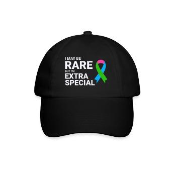 Extra Special Rare Disease Awareness Uniqueness - Baseball Cap - black/black - Front