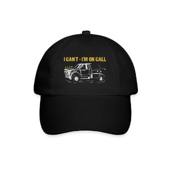 Je ne peux pas être opérateur de dépanneuse de garde - Casquette classique - noir/noir - Devant