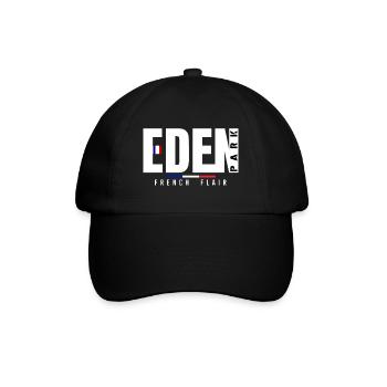 tee shirt eden park - Casquette classique - noir/noir - Devant