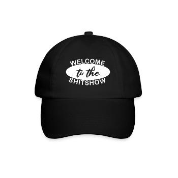 Welcome to the Shitshow - Baseballkappe - Schwarz/Schwarz - Vorne