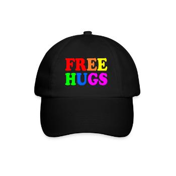 Free hugs - Casquette classique - noir/noir - Devant