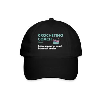 Crochet Coach Définition Crochet - Casquette classique - noir/noir - Devant