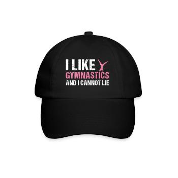 Sport J’aime la gymnastique - Casquette classique - noir/noir - Devant
