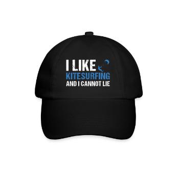 Sport J’aime le kitesurf - Casquette classique - noir/noir - Devant