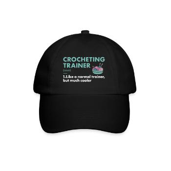 Crochet Trainer Définition Crochet - Casquette classique - noir/noir - Devant