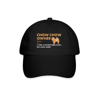 Chow Chow Owner Definition - Baseball Cap - black/black - Front