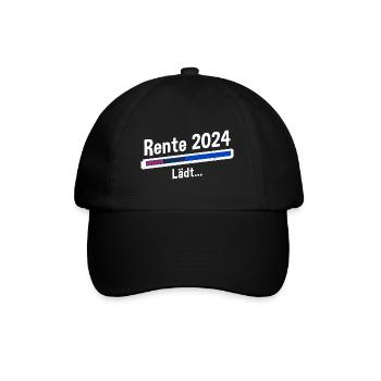 Rente 2024 Lädt... Rente 2024 - Baseballkappe - Schwarz/Schwarz - Vorne