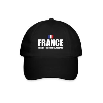 La France aujourd’hui demain Alaways France Rugby - Casquette classique - noir/noir - Devant