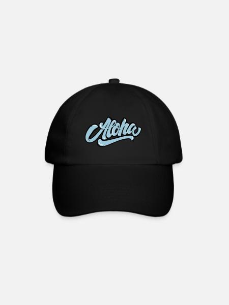 Aloha Stil - Baseballkappe - Schwarz/Schwarz