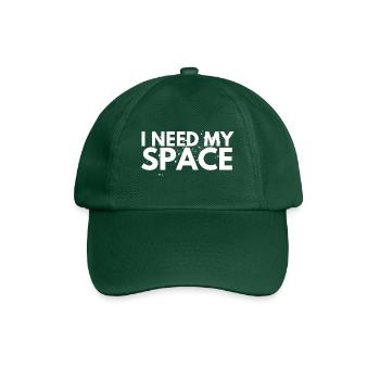 I need my space - Baseballkappe - Flaschengrün - Vorne