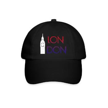Londres - Casquette classique - noir/noir - Devant