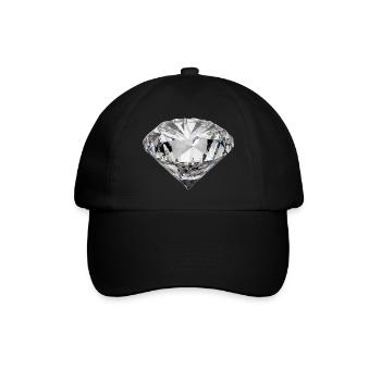 Diamant - Baseballkappe - Schwarz/Schwarz - Vorne
