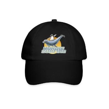 shirt de pingouin motif lion nordic sea surf nouveau - Casquette classique - noir/noir - Devant