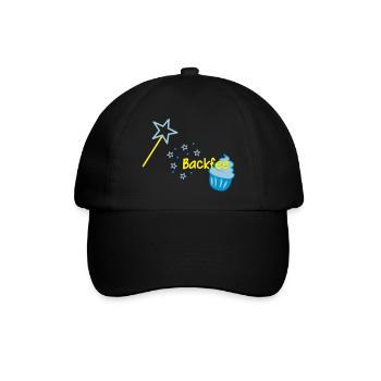 Cupcaki Backfee - Baseballkappe - Schwarz/Schwarz - Vorne