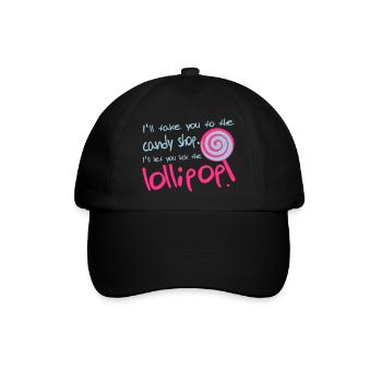 Lollipop - Baseball Cap - black/black - Front