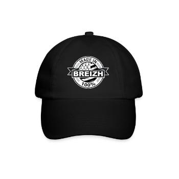 Bretagne - Made in Breizh - Casquette classique - noir/noir - Devant