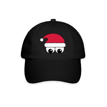 Le père noël - Casquette classique - noir/noir - Devant