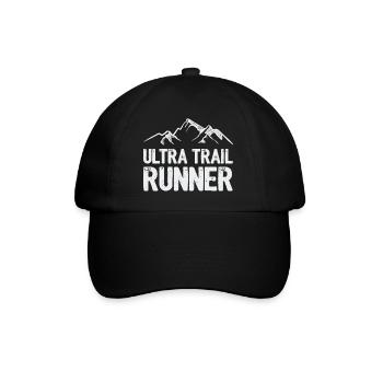 Ultra Trail Runner - Baseballkappe - Schwarz/Schwarz - Vorne