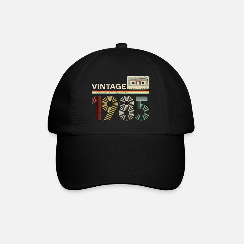 Cassette vintage 1985 - Casquette classique - noir/noir