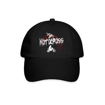 motocross - Baseball Cap - black/black - Front