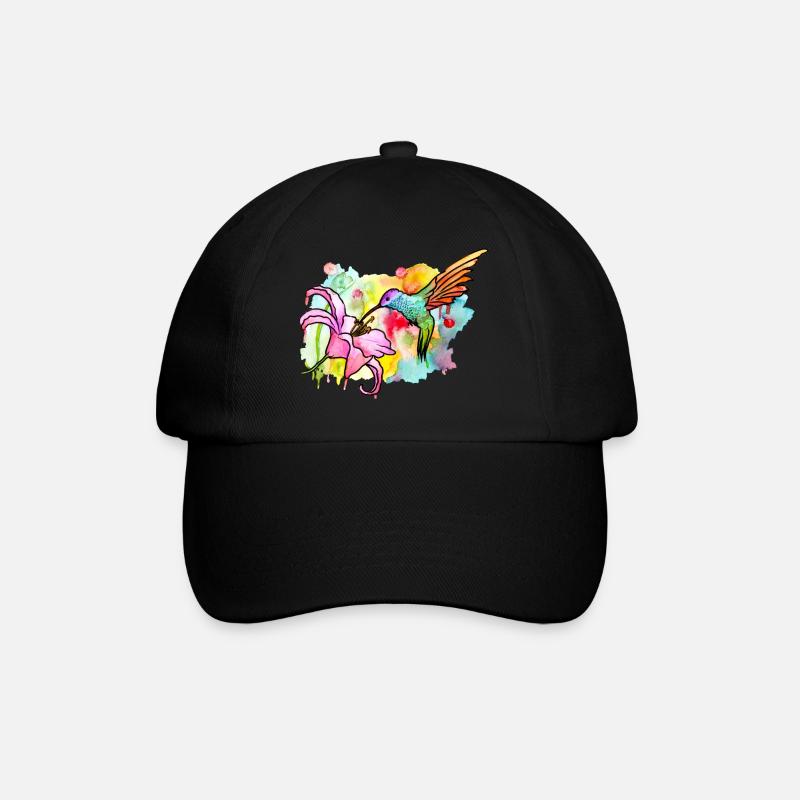 Kolibri - Baseballkappe - Schwarz/Schwarz