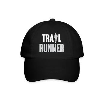 Coureur de trail - Casquette classique - noir/noir - Devant