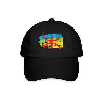 Amazigh Flag (Artistic variant) - Baseball Cap - black/black - Front