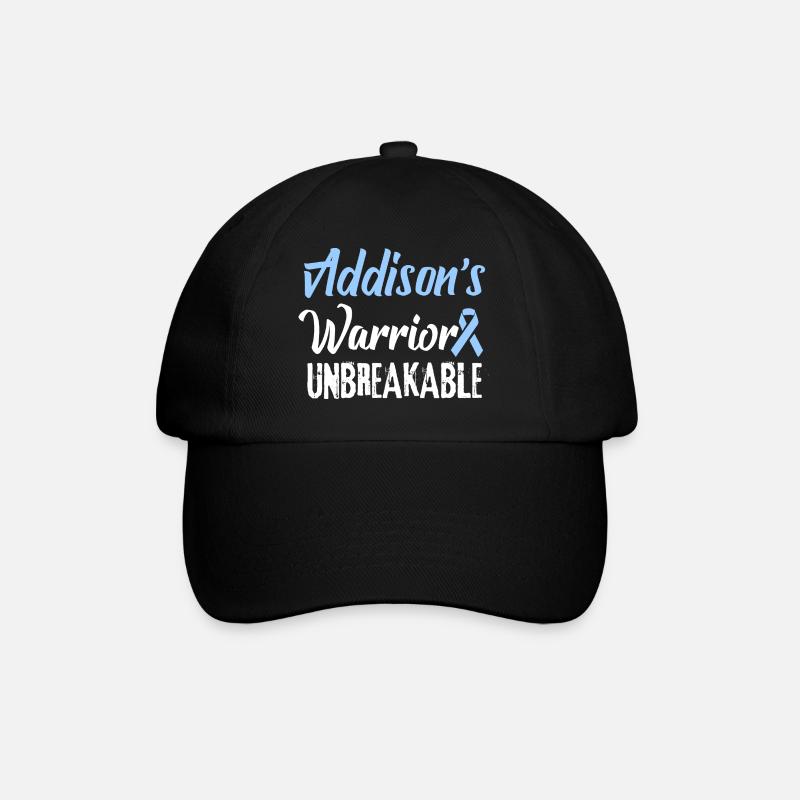 Addison's Disease Awareness Warrior - Baseball Cap - black/black