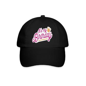 My birthday - Baseball Cap - black/black - Front