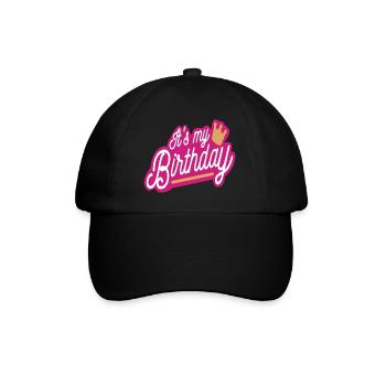 My birthday - Baseball Cap - black/black - Front