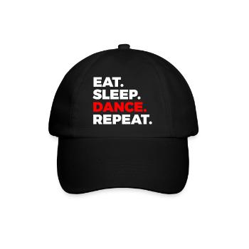 Eat sleep Dance - Casquette classique - noir/noir - Devant