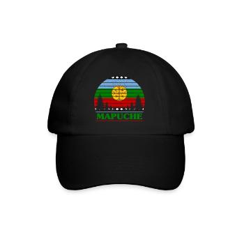 Mapuche - Baseballkappe - Schwarz/Schwarz - Vorne