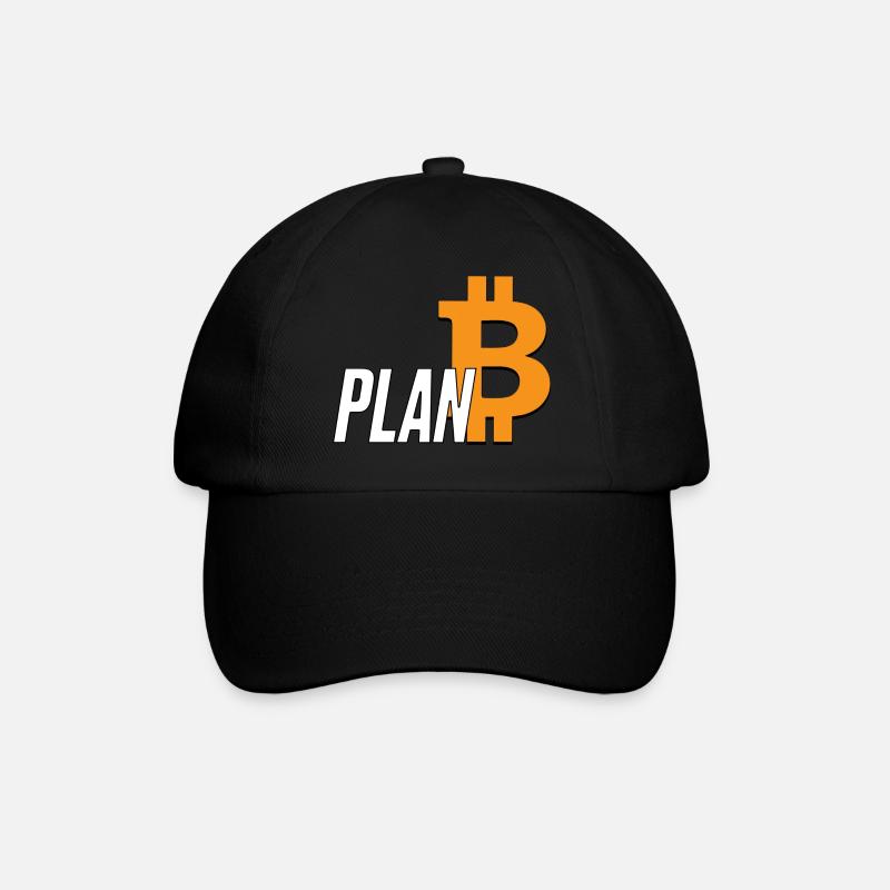 Bitcoin btc Blockchain spruch männer design - Baseballkappe - Schwarz/Schwarz