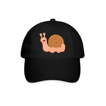 Snail - Baseball Cap - black/black - Front