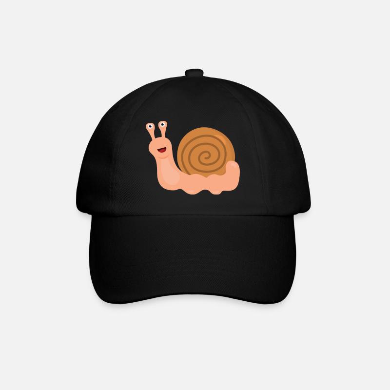 Escargot - Casquette classique - noir/noir