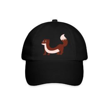 Weasel - Baseball Cap - black/black - Front