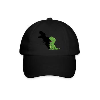 T Rex Shadow TRex With Screaming Shadow - Baseballkappe - Schwarz/Schwarz - Vorne
