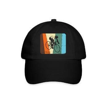 Motard / Vélo - Casquette classique - noir/noir - Devant