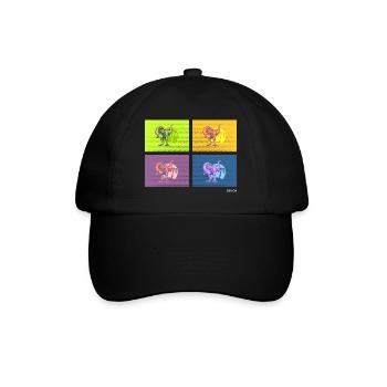 DIN O4 (Dinosaur Pop Art Edition) - Casquette classique - noir/noir - Devant