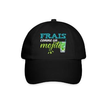 Mojito Morito Frais Cocktail Vacances Original Tee - Casquette classique - noir/noir - Devant