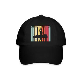 Acupuncture Acupuncture Acupuncturiste Silhouette - Casquette classique - noir/noir - Devant