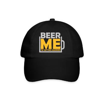 Beer Me Me marier - Casquette classique - noir/noir - Devant