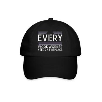 charpentier scie charpentier citations tshirts - Casquette classique - noir/noir - Devant